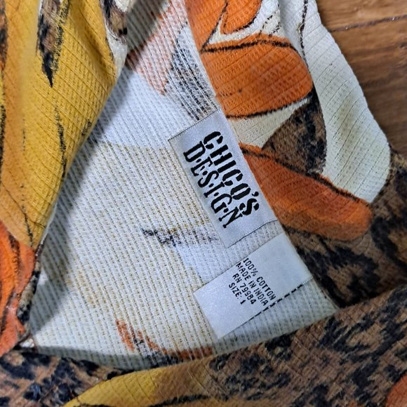 Chico’s Sunflower Jean Style Jacket - Picture 2 of 5